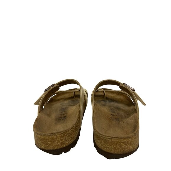 Birkenstock Women's Mayari Sandals White Leather Adjustable Outdoor EU 41 US 10 - Picture 5 of 8